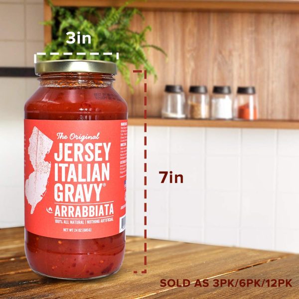 Jersey Italian Gravy Arrabbiata - 24 oz. (1 jar) Discount