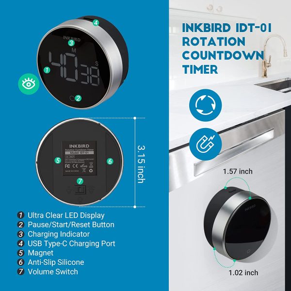 Digital Kitchen Timer IDT-01 For Discount