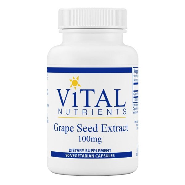 Vital Nutrients Grape Seed Extract 100mg Hot on Sale