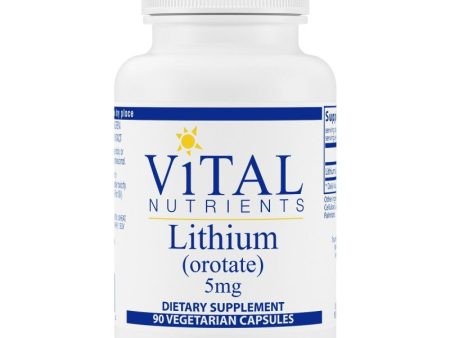 Vital Nutrients Lithium (Oratate) 5mg For Sale