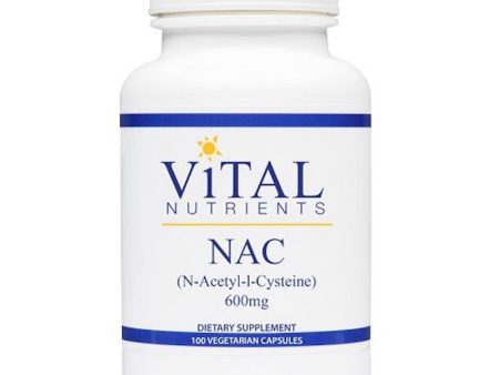 Vital Nutrients N-Acetyl Cysteine (NAC) 600mg Supply