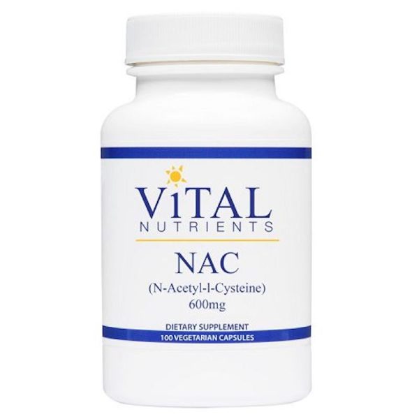 Vital Nutrients N-Acetyl Cysteine (NAC) 600mg Supply