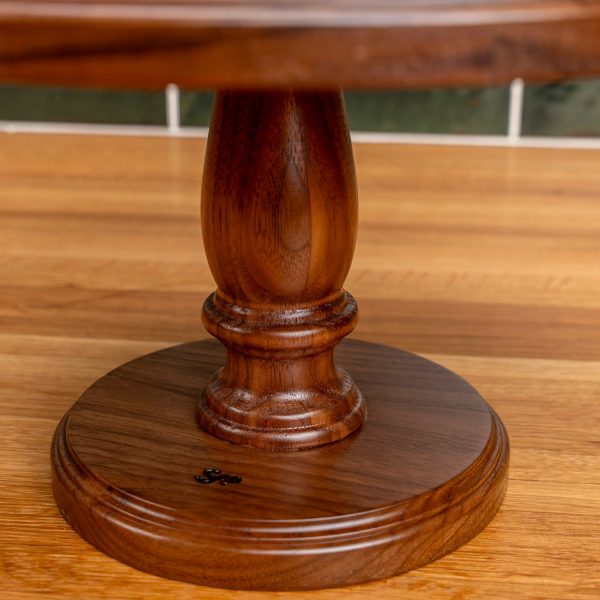 Walnut Cake Stand Online now