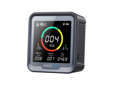 Digital 6-in-1 CO2 Detector PTH-9A on Sale