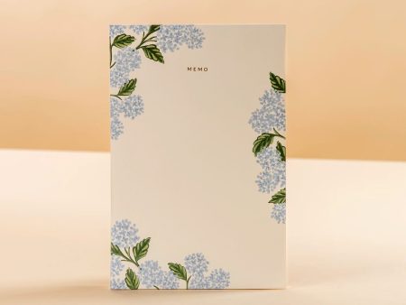 Rifle Paper Co. Hydrangea Large Memo Notepad Cheap