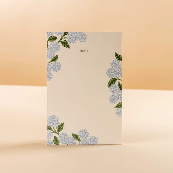 Rifle Paper Co. Hydrangea Large Memo Notepad Cheap