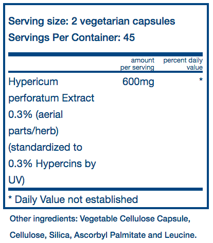 Vital Nutrients Hypericum 0.3% 300mg on Sale