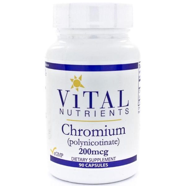 Vital Nutrients Chromium Polynicnitinate 200mcg Online