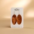 Novi Hammered Oval Earrings For Sale