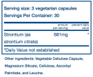 Vital Nutrients Strontium (Citrate) 227mg Online Sale