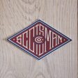 Red Scotsman Diamond Die Cut Decal Hot on Sale