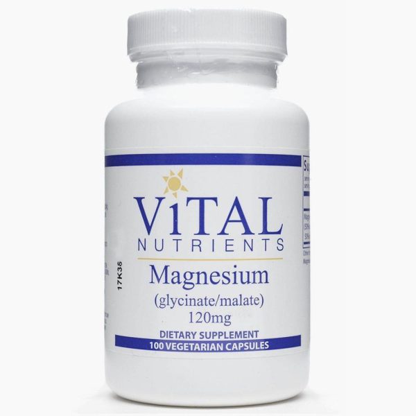 Vital Nutrients Magnesium (Glycinate) 120mg For Cheap