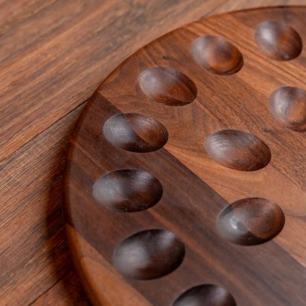 Walnut Deviled Egg Tray | 24 egg Online