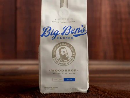 Woodshop Blend Ground 12 oz Bag on Sale