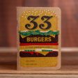 33 Burgers Tasting Notebook Hot on Sale