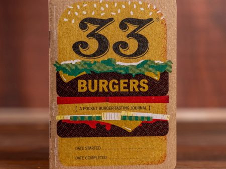 33 Burgers Tasting Notebook Hot on Sale