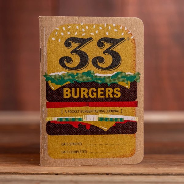 33 Burgers Tasting Notebook Hot on Sale