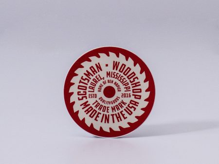 Retro Circular Saw Die Cut Decal Online now