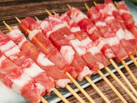 团长规格——BBQ Pork Belly Skewers(with seasoning packet)-12 OZ（不邮寄，勿拍） For Discount