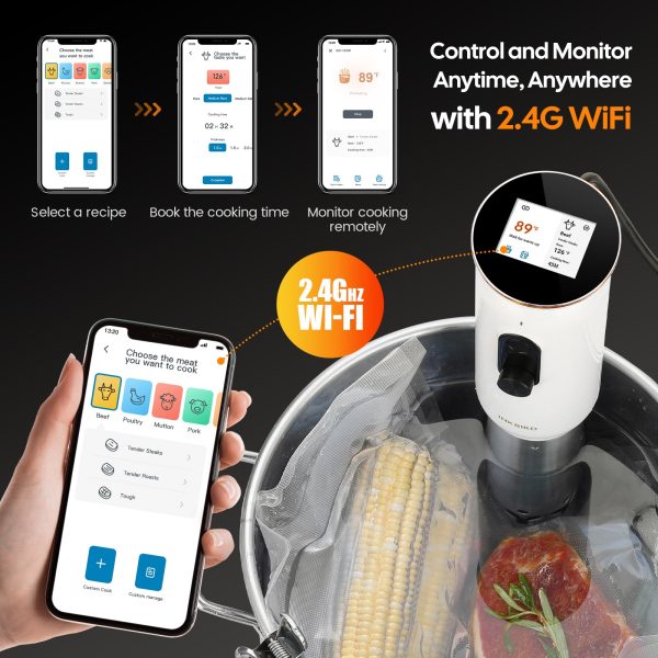 WiFi Sous Vide Cooker ISV-101W Hot on Sale