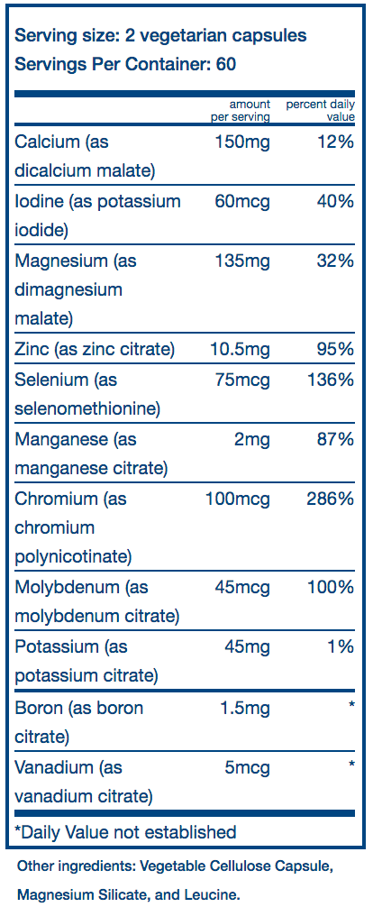 Vital Nutrients Multi Minerals Citrate Formula For Cheap