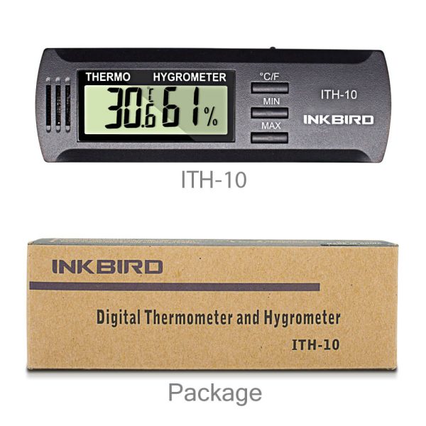 Digital Hygrometer Thermometer ITH-10 Discount