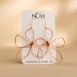 Novi Copper Wire Flower Earrings Online Hot Sale