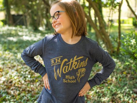 RH Watkins Youth Long Sleeve T-Shirt For Cheap