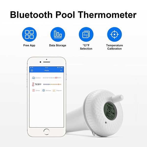 Bluetooth Pool Thermometer IBS-P01B For Cheap