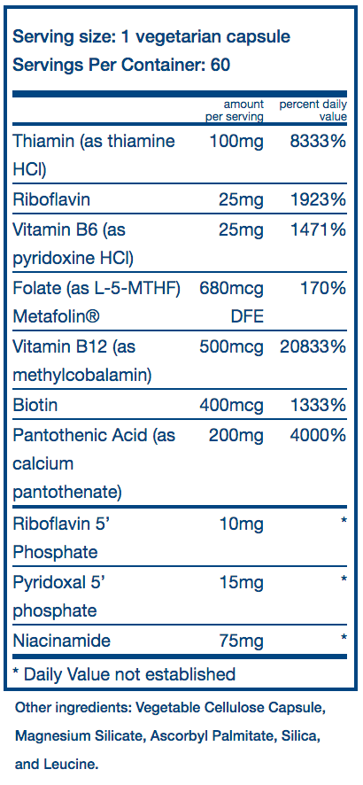 Vital Nutrients B-Complex Online Hot Sale