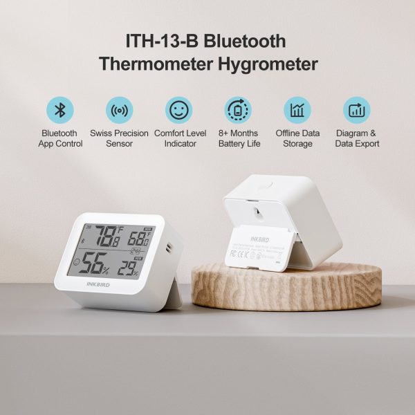 Bluetooth Hygrometer Thermometer ITH-13-B For Cheap