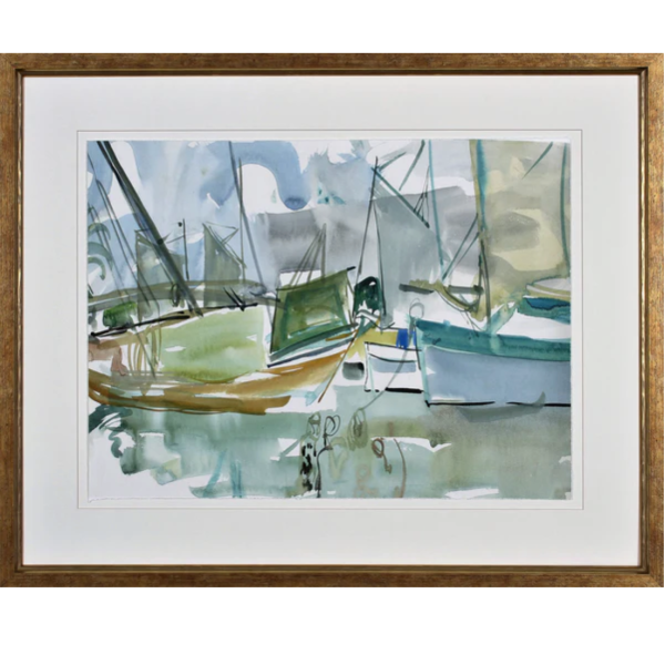 Watercolor Sails II For Cheap