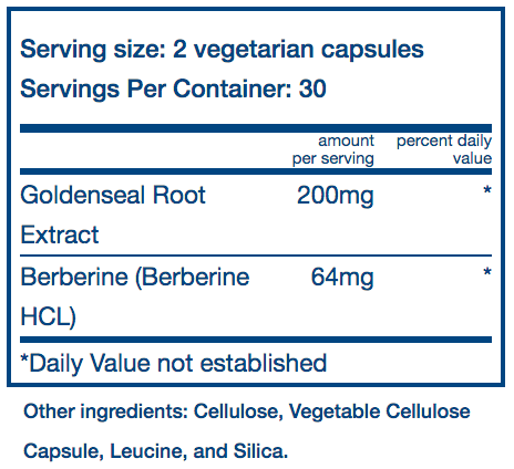 Vital Nutrients Goldenseal Plus Discount