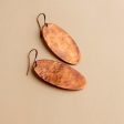 Novi Hammered Oval Earrings For Sale