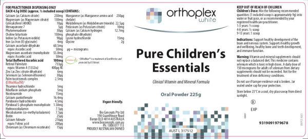 Orthoplex White Pure Children s Essential on Sale