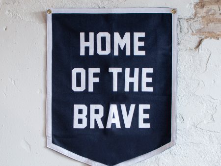 Home of the Brave Camp Flag Online now