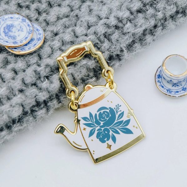 Teapot Enamel Pin For Cheap