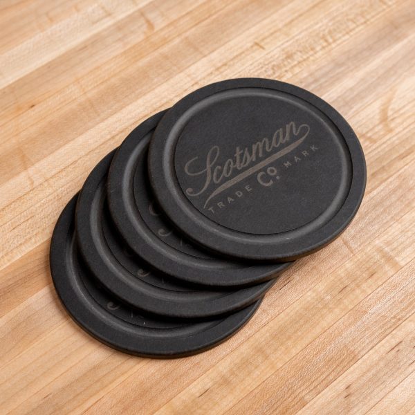 Stone Black Coaster Set For Cheap