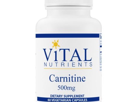 Vital Nutrients Carnitine 500mg For Sale