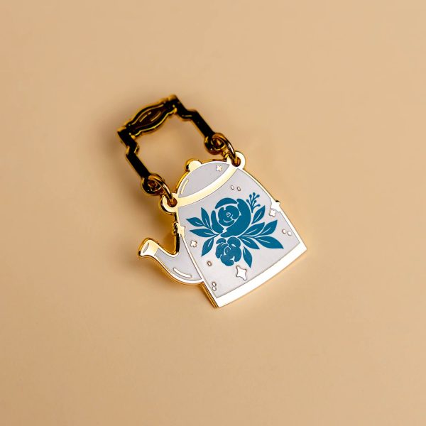 Teapot Enamel Pin For Cheap