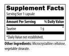 Designs for Health Taurine Supply