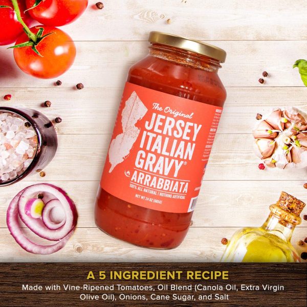 Jersey Italian Gravy Arrabbiata - 24 oz. (1 jar) Discount