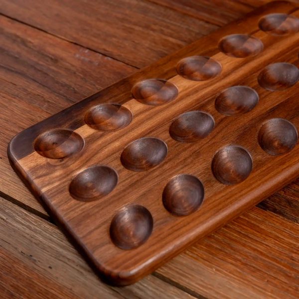 Walnut Deviled Egg Tray | 18 egg Hot on Sale