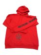 D M and Monogram Hood Red on Sale