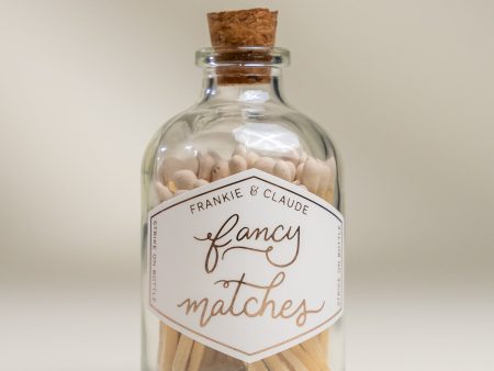 White Fancy Matches Small Jar Discount