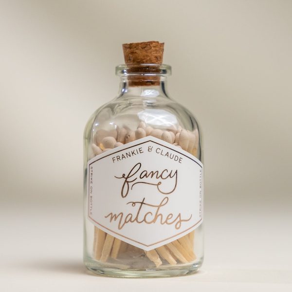 White Fancy Matches Small Jar Discount