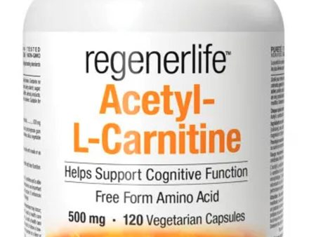 NATURAL FACTORS Regenerlife Acetyl-L-Carnitine (500 mg - 120 vcaps) Fashion