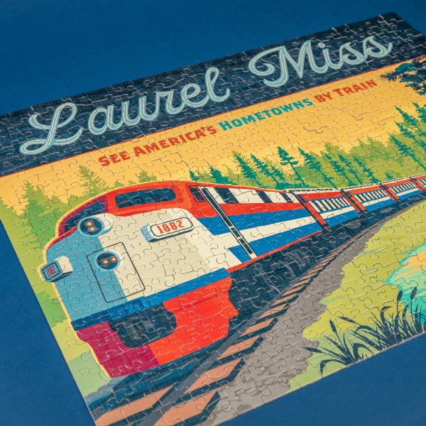 Laurel Train Mural Puzzle Cheap