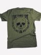 Discipline Skull Shirt - Army Green Online Hot Sale