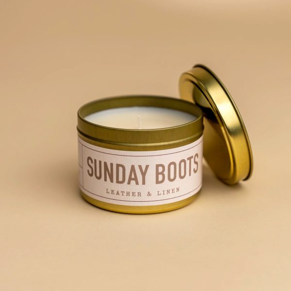 Sunday Boots 5 oz. Candle on Sale